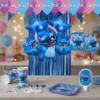 Decoración Completa-Globos De Stitch Para Cumpleaños