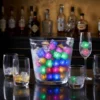 Cubo Hielo Luminoso Luz Led Decoración Multicolor X12