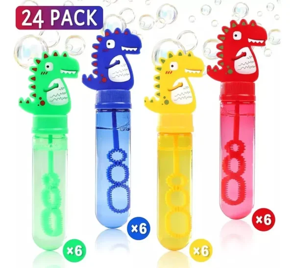 Burbujero Infantil Dinosaurios Sorpresas Piñata X 24 Und Niños