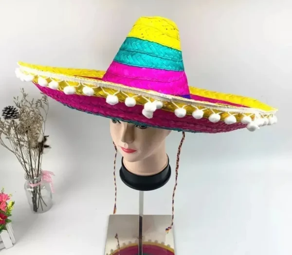 Sombrero Mexicano Multicolor Fiesta Mariachi Fiesta