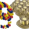 Sombrero Vueltiao + Collares Tricolor x 12 Hora Loca