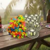 Sombrero Vueltiao + Collares Neon Hora Loca
