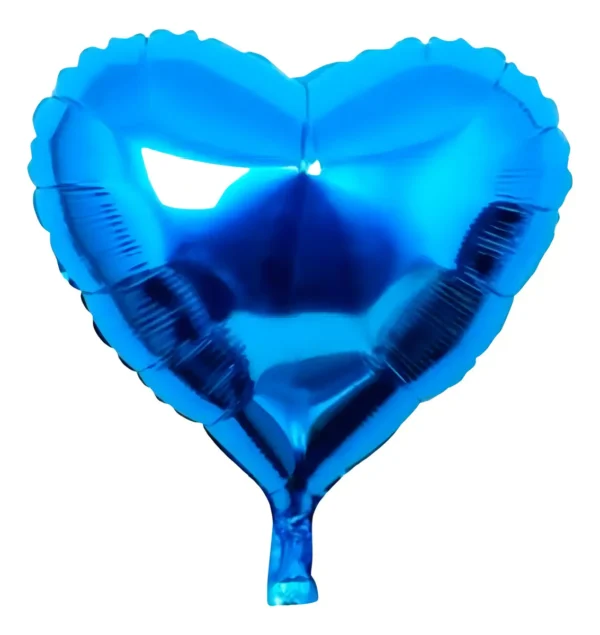Kit Decoración Cumpleaños Azul Globos Metalizados y Latex 24 Piezas Premium