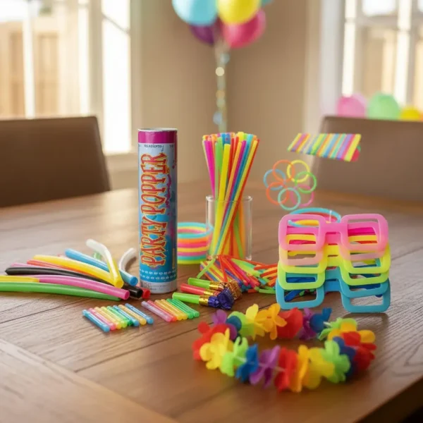 Kit De Artículos Hora Loca 81 Artículos Fiestas Neón Grado
