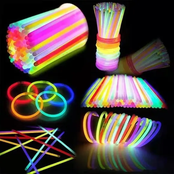 Pulsera Neón YDH 100 Unidades Colorida Plástico Luminosa LED FiestaPulsera Neón YDH 100 Unidades Colorida Plástico Luminosa LED Fiesta