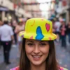 Gorro Sombrero Neón Surtido Hora Loca Neón X 12 Unidades