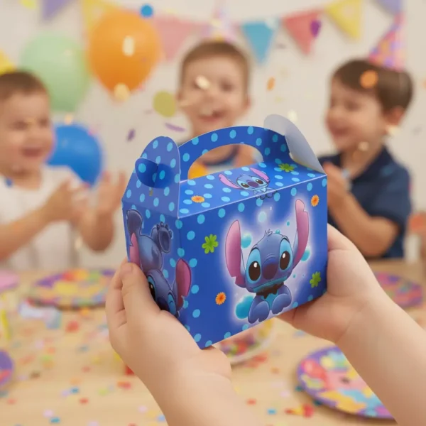 Cajita Feliz Sorpresa Stich X12 Unidades Fiesta