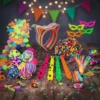 Kit Hora Loca Neon 134 Articulos Fiestas Neon Eventos