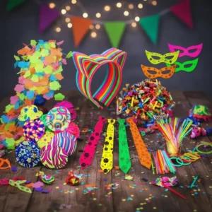 D_NQ_NP_2X_665756-MLA104788257829_012026-F Kit Hora Loca Neon 134 Articulos Fiestas Neon Eventos