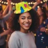 Gorro Sombrero Neón Surtido Hora Loca Neón X 12 Unidades