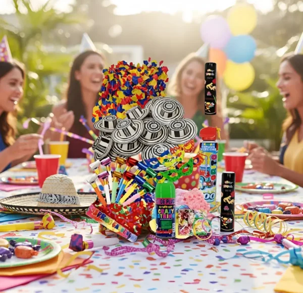 D_NQ_NP_2X_725237-MCO104784632465_012026-F Kit Fiesta Hora Loca Carnaval Accesorios 123 Artículos