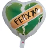 Bouquet 5 Globos Ferxxo Globo 3d+4 Metalizados 45cm Color Verde