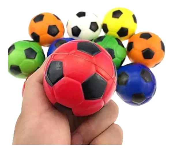 Piñatas Pelotas Antiestrés Futbol Colores X 12 Und Sorpresas