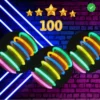 Pulsera Neón YDH 100 Unidades Colorida Plástico Luminosa LED FiestaPulsera Neón YDH 100 Unidades Colorida Plástico Luminosa LED Fiesta