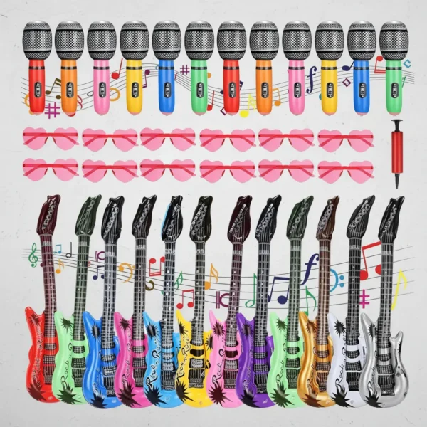 D_NQ_NP_2X_770273-MLA104355166598_012026-F Kit Accesorios Fiesta Rock Hippie Hora Loca Disco Años 80