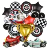 Kit Decoración De Fiestas Con Temática Autos De Carreras