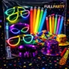 Hora Loca Premium Gafas Luminosas + Lluvia Cosmica 24 Personas
