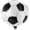 Pack 5 Globos Esfera 4D 45 cm GLOBO REDONDO Futbol Helio Fiesta