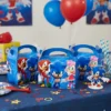 Caja Cajita Feliz Sorpresa X12 Unidades Sonic Amigos Azul
