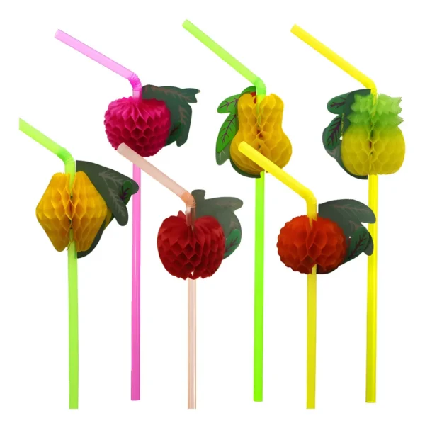 D_NQ_NP_2X_872160-MLA99250219068_112025-F Pitillo Coctel Frutas Batidos Bebidas Hora Loca Fiesta X50 Variado