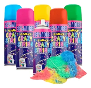 Serpentina En Spray De Colores Hora Loca 350ml X1