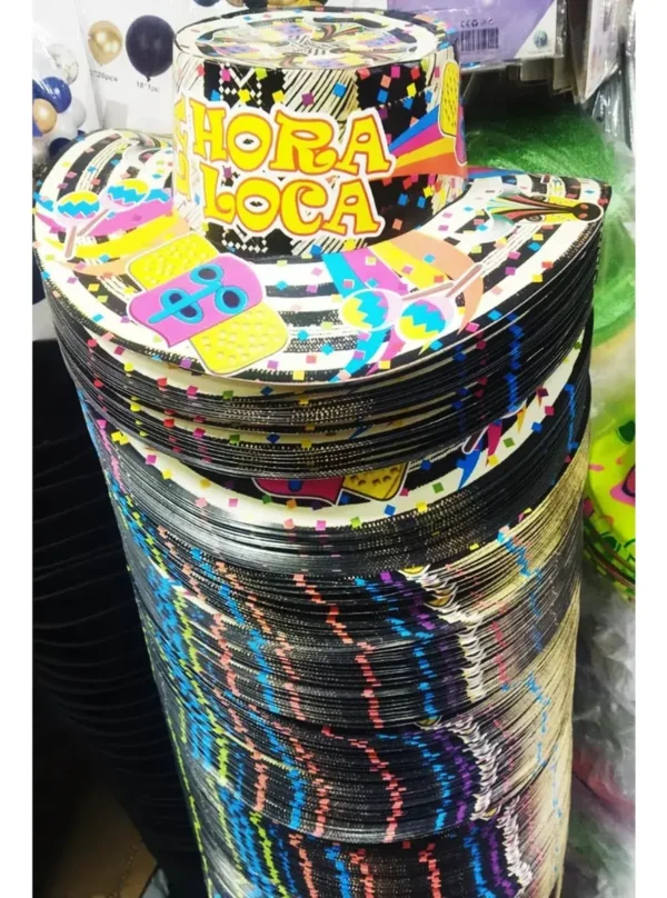 D_NQ_NP_2X_882334-MCO101396144400_122025-F Sombrero Vueltiao Carnaval X50 Unidades Hora Loca