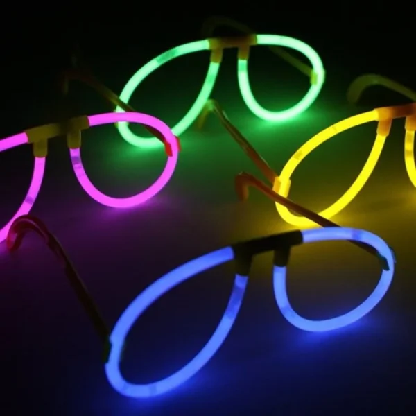 Hora Loca Premium Gafas Luminosas + Lluvia Cosmica 24 Personas