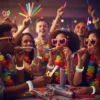 Kit De Artículos Hora Loca 81 Artículos Fiestas Neón Grado