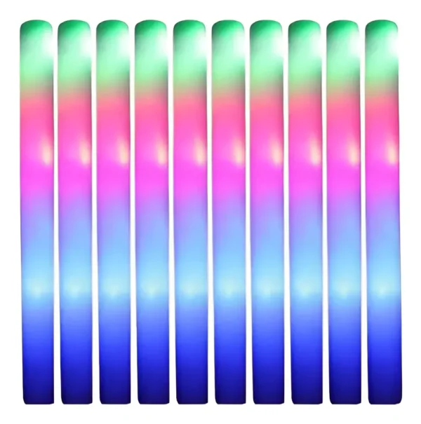 Barra Espuma Luminosa Led X20 Hora Loca Eventos Neón Fiesta