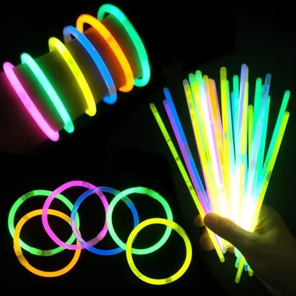 Pulsera Neón YDH 100 Unidades Colorida Plástico Luminosa LED FiestaPulsera Neón YDH 100 Unidades Colorida Plástico Luminosa LED Fiesta