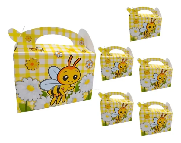 Cajas Para Sorpresas X12und Cumpleaños Fiesta Abejitas