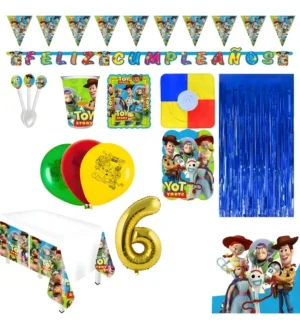 D_NQ_NP_2X_608487-MCO111601303249_052026-F Kit Infantil Decoración Fiesta - Toy Story X20 Invitados