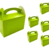 Cajas Para Sorpresas X18u Cumpleaños Unicolor Verde