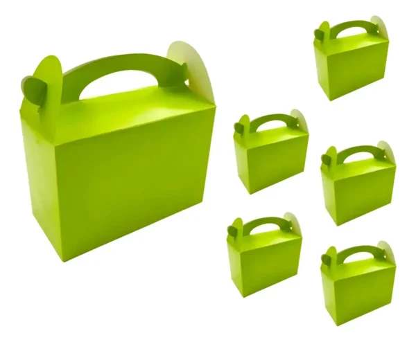 Cajas Para Sorpresas X18u Cumpleaños Unicolor Verde