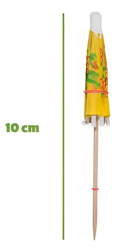 Sombrilla Coctelera X144 Unidades Para Cócteles Fiestas