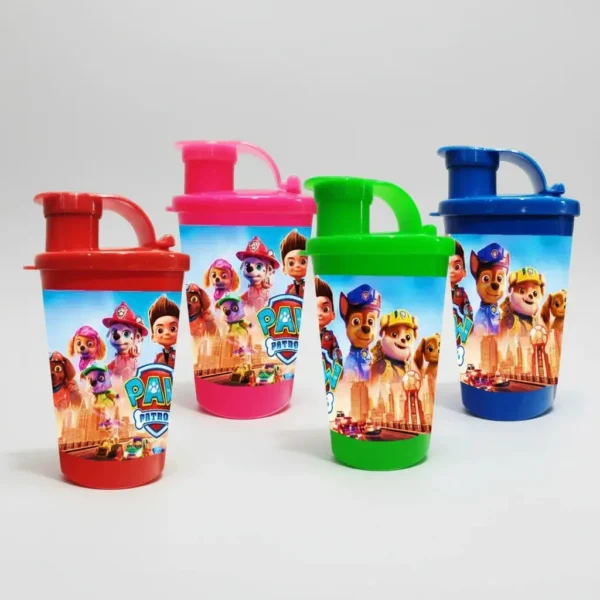 Vaso Pitillo Sorpresa Paw Patrol X 12 Termo Fiesta Infantil