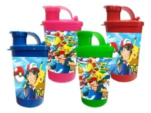 Vaso Pitillo Pikachu X12 Termo Sorpresa Fiesta Pokémon