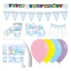 Kit Decoración Cinnamoroll X 12 + Bouquet + Cortinas + Globo