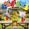 Kit Decoración De Cumpleaños Globos Animales Granja
