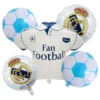 Bouquet de Globos Temático Real Madrid Blanco para Fiestas