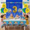 Kit Infantil Decoración Fiesta - Baby Shark X20 Invitados
