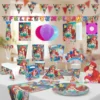 Kit Infantil Decoración Fiesta - Ariel La Sirenita X36 Invitados