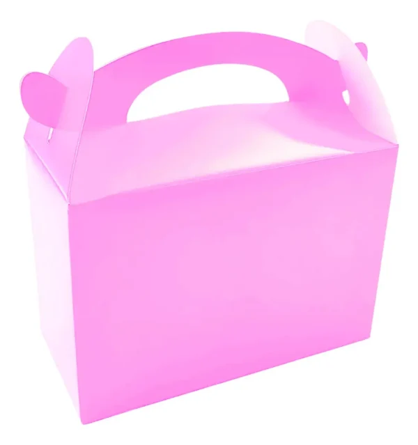 Caja Cajita Feliz Sorpresa X12 Unidades Rosada Niña