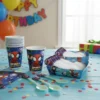 Kit Decoración Spidey X12 Vasos + Plato + Cuchara