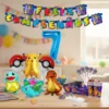 Kit Decoración Pokemon X48 + Bouquet X6 + Numero