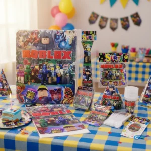 Kit Decoración Piñata Fiesta Infantil Roblox