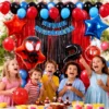 Kit Decoración Spidey Globos Metálicos + Número