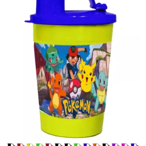 Vaso Pitillo Sorpresa Pokemon X6 Termo Infantil Pikachu