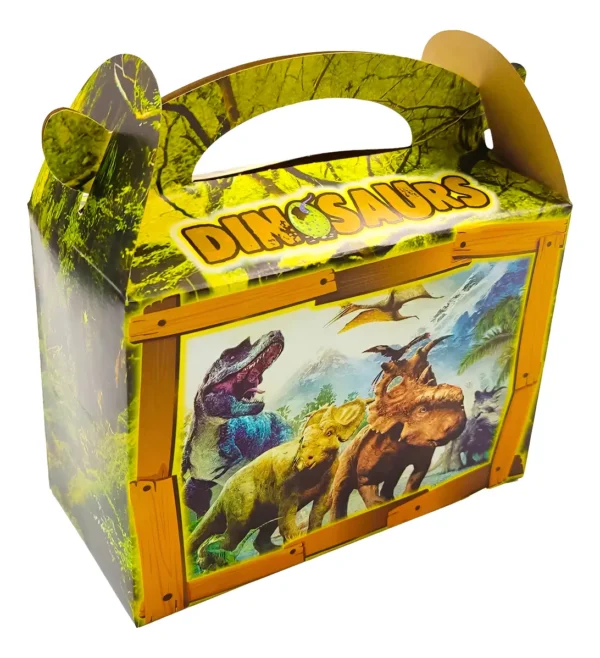 Caja Cajita Feliz Sorpresa X6 Unidades Dinosaurios Animales