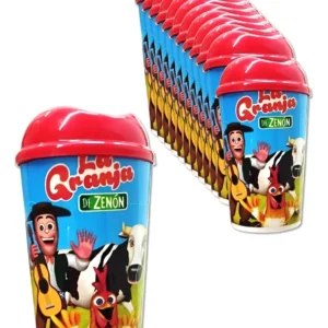Vaso Pitillos Sorpresas Alta Calidad X12 La Granja De Zenón